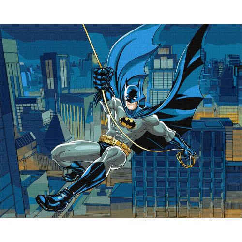 Картина по номерах WB "Batman: Поклик тіні" 40х50 см  мініатюра фото 1