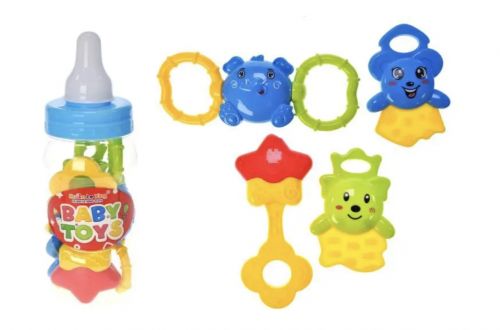 Набор погремушки в колбе 26,5x10x10 см YG Toys (ГОЛУБОЙ) фото