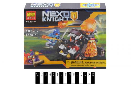 "Brick" "NEXO knights" (коробка) 10474 р. 22х17х4,5 см.  / 96 / фото