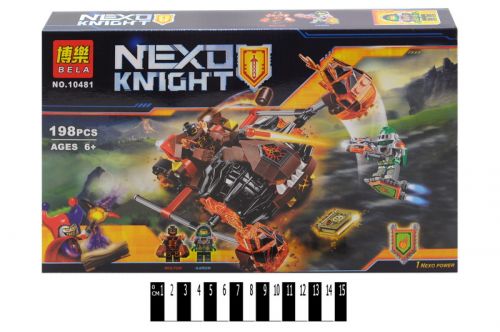 "Brick" "NEXO knights" (коробка) 10481 р. 33,3х21х4,5см.  / 72 / фото