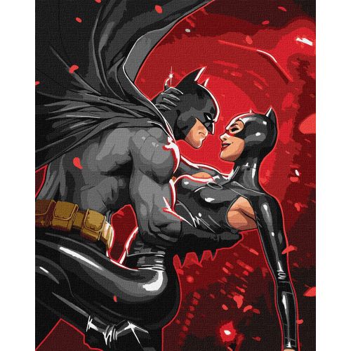 Картина по номерах "Batman: Нічне полумʼя" 40х50см  мініатюра фото 1