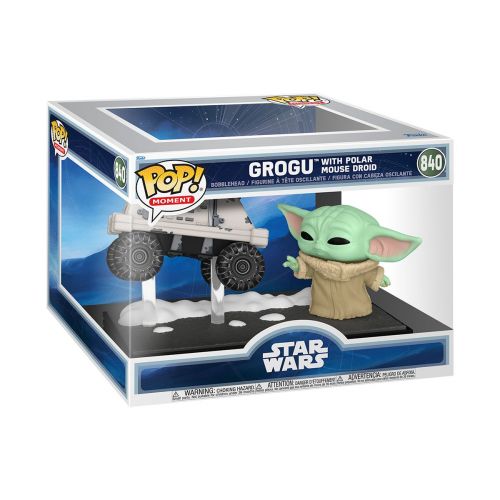 Ігрова фігурка Funko POP! Moment серії Мандалорець і Ґроґу - Ґроґу і Ремонтний дроїд MSE-6  мініатюра фото 1