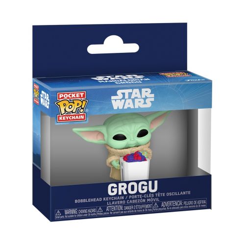 Ігрова фігурка на кліпсі Funko POP! серії Мандалорець і Ґроґу - Ґроґу з попкорном  мініатюра фото 1