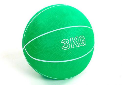 Медбол EasyFit RB 3 кг (медичний м'яч-слембол без відскоку)  мініатюра фото 1