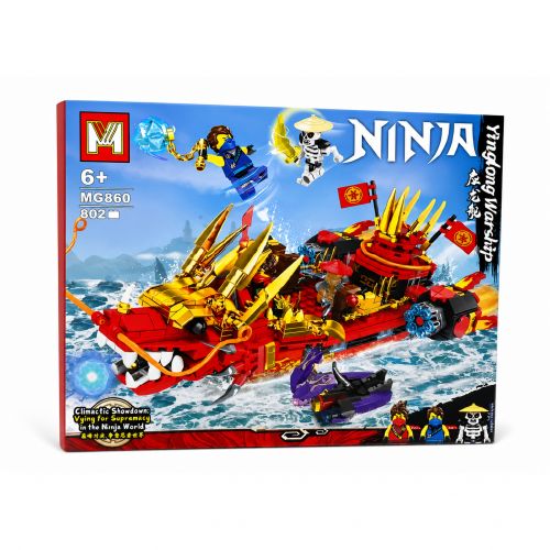 Конструктор "Ninja", 802 елементи, 6+ років  мініатюра фото 1