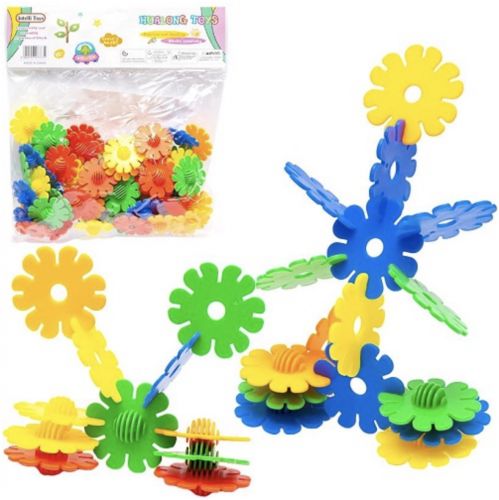 Конструктор Puzzle blocks«Ромашки з кулькою» 3+  мініатюра фото 1