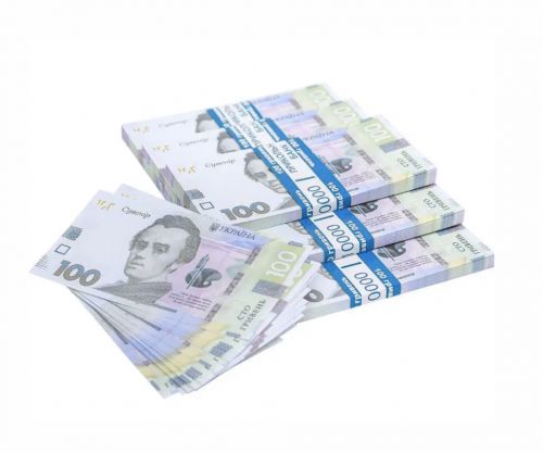 Сувенір "100 гривень" (80 шт купюр в наборі)  мініатюра фото 1