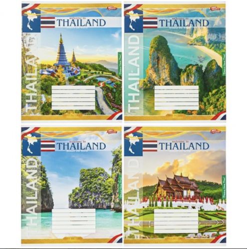 Зошит 24л клітинка "Thailand" (16 примірників, мікс)  мініатюра фото 1