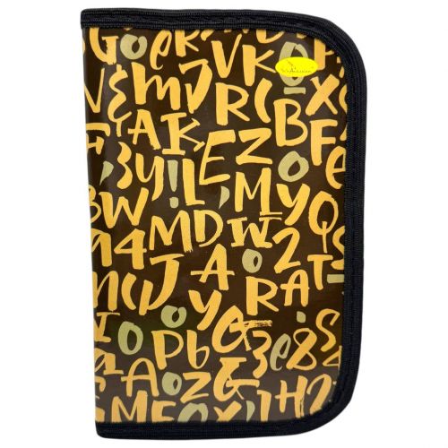 Пенал ламінований "Alphabet" на змійці 1 відділення 19*13 см  мініатюра фото 1