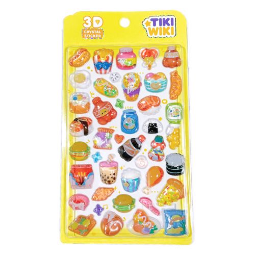 Набір 3D-наліпок Tiki Wiki серії Crystal – Тікі смаколики  мініатюра фото 1