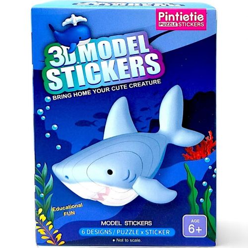 Pintietie 3D КОНСТРУКТОР-СЮРПРИЗ "МОРСКИЕ ЖИВОТНЫЕ"  мініатюра фото 1