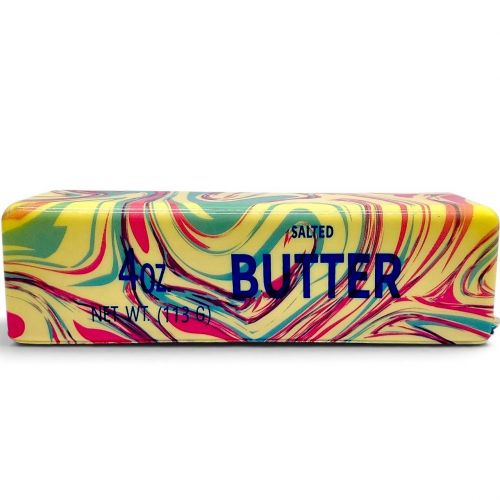 Сквіш-антистресс Масло (butter squishy) мармур 14 см ВЕСЕЛКА МІКС фото
