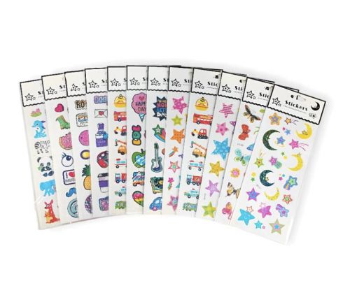 Наліпки дизайн "Stickers" (набір 6 шт)  мініатюра фото 1