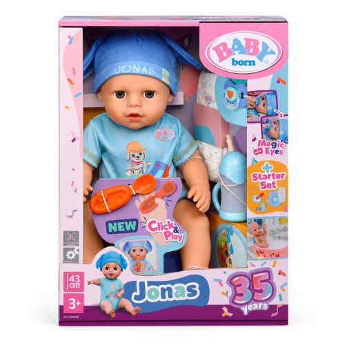 Кукла Baby Born серии Click and Play – Джонас  мініатюра фото 1
