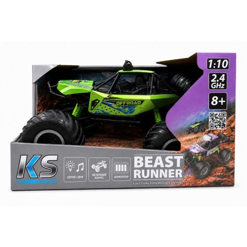Автомобіль KS Drive на р/к - Beast Runner (2. 4 GHz, акум.  7. 4 V, зелений)  мініатюра фото 1