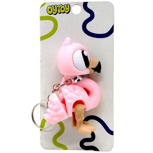 Брелок (3D друк) Cute Flamingo / Фламінго  мініатюра фото 1