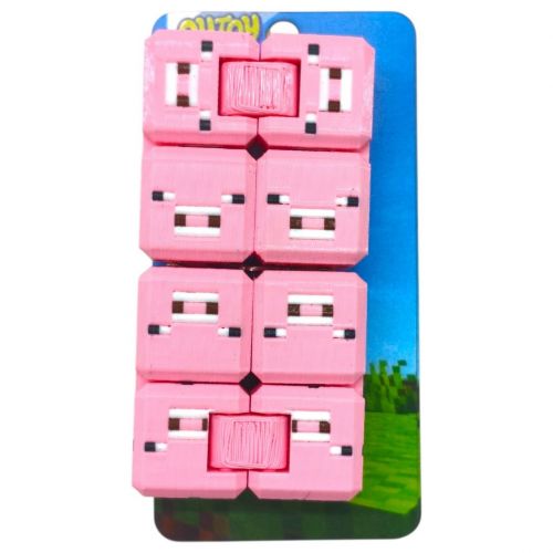 Fidget Infinity Cube Minecraft Pig / Вічний Кубик Майн Свиня  мініатюра фото 1