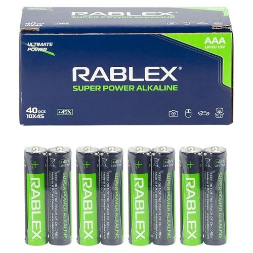 Батарейка RABLEXLR03 AАА 1.5V лужна(43691) фото