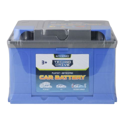 Ігровий набір CAR BATTERY - АВТОСЕРВІС З МІНІМОДЕЛЛЮ ЗМІНИ КОЛІР  мініатюра фото 1
