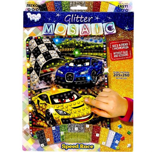 Креативна творчість "GLITTER MOSAIC: SPEED RACE" фото