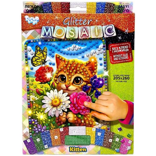 Креативна творчість "GLITTER MOSAIC: KITTEN" фото