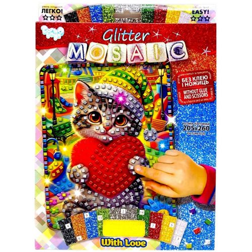 Креативна творчість "GLITTER MOSAIC: WITH LOVE" фото