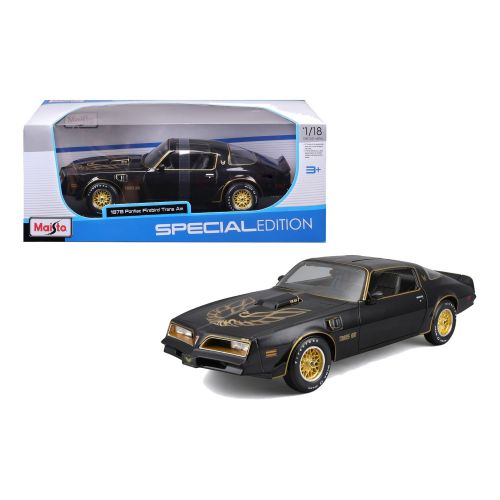 Машинка іграшкова 1978 Pontiac Firebird Trans Am, масштаб 1:18 чорна  мініатюра фото 1