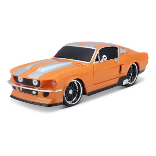 Машинка іграшкова на радіокеруванні 1967 Ford Mustang GT, масштаб 1:24 помаранчевий  мініатюра фото 1