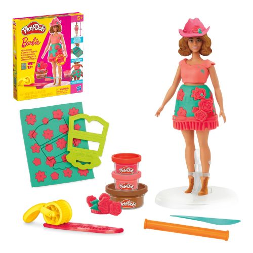 Play-Doh Набір для творчості з масою для ліплення Barbie  мініатюра фото 1