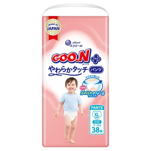 Трусики-підгузки Goo. N Plus для дітей (розмір 5(XL), 12-20 кг, 38 шт. )  мініатюра фото 1