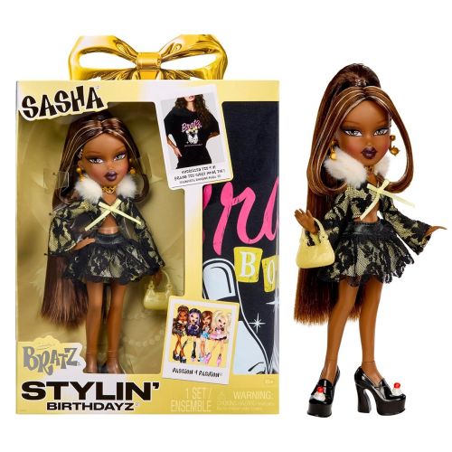 Ігровий набір з лялькою Bratz серії Stylin' Birthday — Саша  мініатюра фото 1