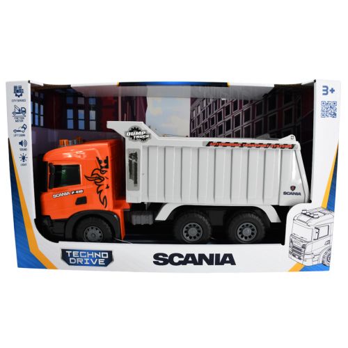 Автомодель серії Super Big Truck – Самоскид Scania (світло, звук)  мініатюра фото 1