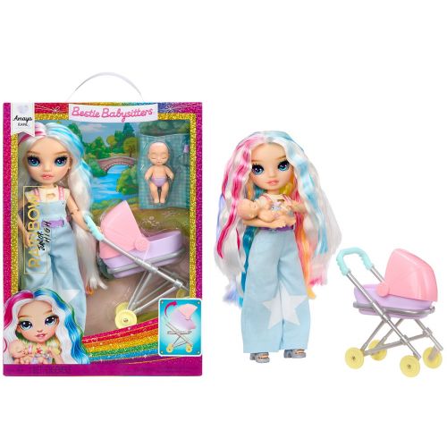 Ігровий набір з ляльками Rainbow High серії Junior High Babysitters — Амая  мініатюра фото 1