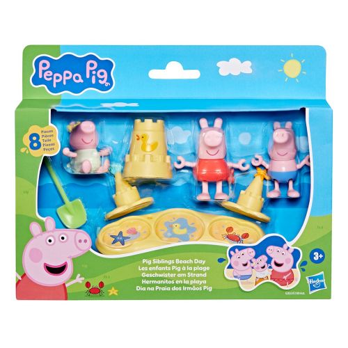 Ігровий набір Peppa Figurines – Три маленькі свинки на пляжі  мініатюра фото 1