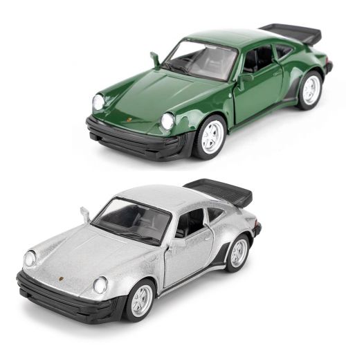 Автомодель - Porsche 911 Turbo 3. 3 1978 (сірий, темно-зелений)  мініатюра фото 1
