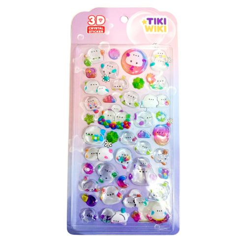 Набір 3D-наліпок Tiki Wiki серії Crystal – Тікі казка  мініатюра фото 1
