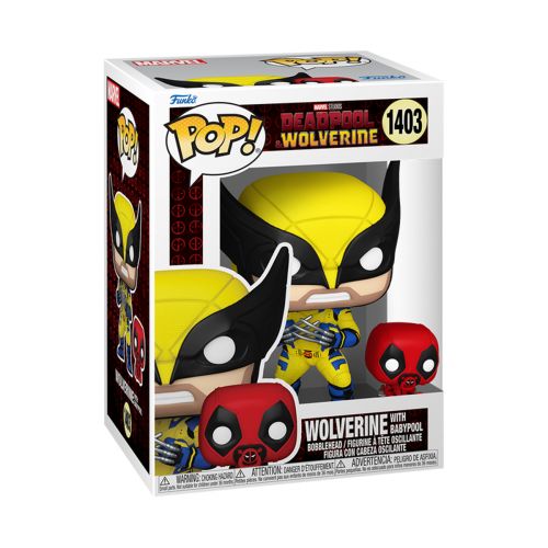 Набір ігрових фігурок Funko POP! серії Дедпул 3 - Росомаха з Бебіпулом  мініатюра фото 1