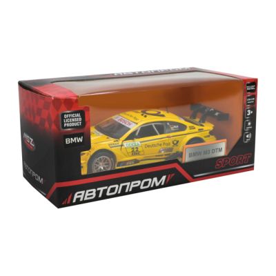 Машина металева АВТОПРОМ 1:32 BMW M3 DTM на батарейках зі звуком, світлом  мініатюра фото 1