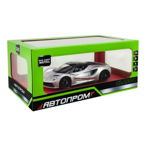 МАШИНКА МЕТАЛЛИЧЕСКАЯ "АВТОПРОМ" LOTUS EVIJA (СЕРЫЙ) фото