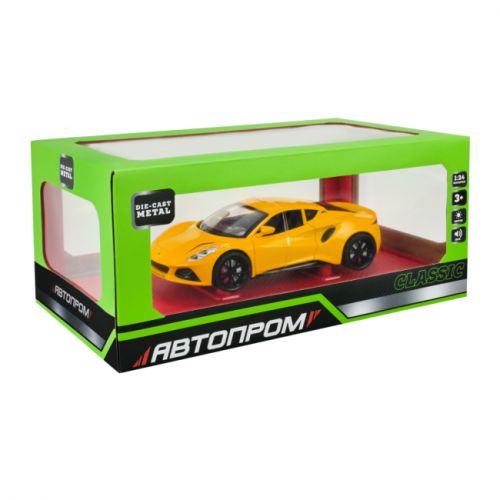 МАШИНА МЕТАЛЛИЧЕСКАЯ "АВТОПРОМ" 1:24 LOTUS EMIRA (ЖЕЛТЫЙ) фото