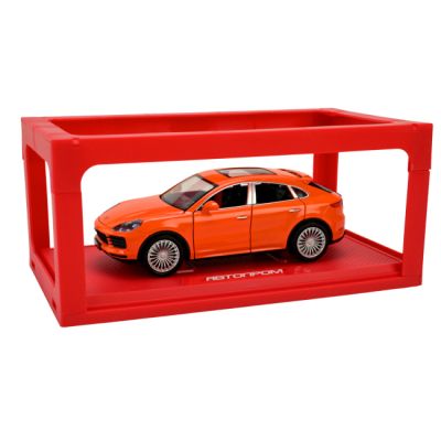 МАШИНА МЕТАЛЕВА "АВТОПРОМ" 1:24 PORSCHE CAYENNE (ПОМАРАНЧЕВИЙ)  мініатюра фото 1
