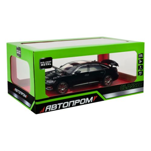 МАШИНА МЕТАЛЛИЧЕСКАЯ "АВТОПРОМ" 1:24 AUDI A6L (ЧЕРНЫЙ) фото