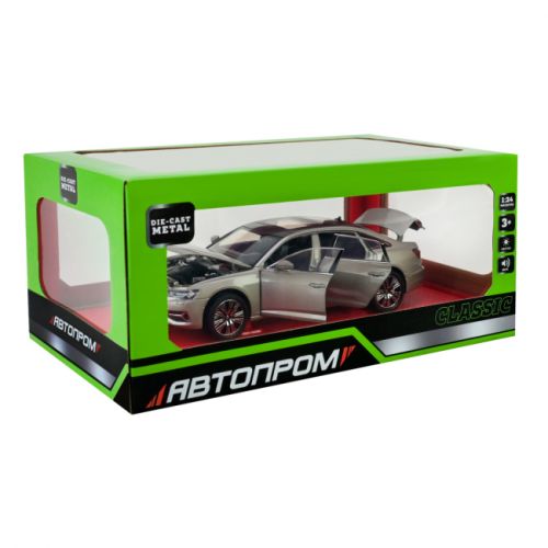 МАШИНА МЕТАЛЛИЧЕСКАЯ "АВТОПРОМ" 1:24 AUDI A6L (СЕРЫЙ) фото
