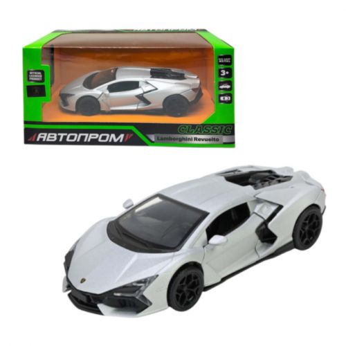 МАШИНА "АВТОПРОМ" Lamborghini Revuelto (СІРИЙ)  мініатюра фото 1