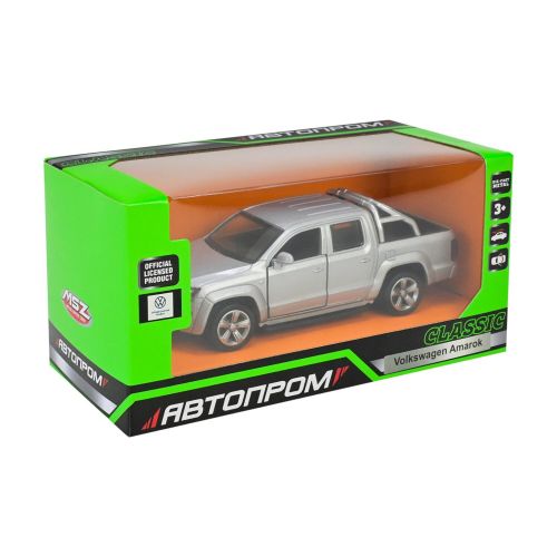 МАШИНА МЕТАЛЕВА "АВТОПРОМ" VOLKSWAGEN AMAROK (СІРИЙ)  мініатюра фото 1