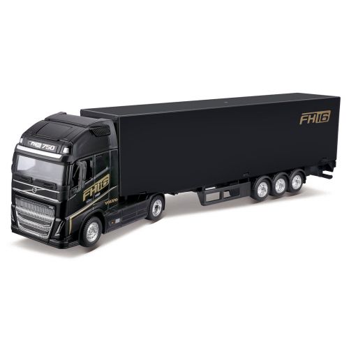 Автомодель - Фура Volvo FH16 Globetrotter 750 XXL (чорний, синій)  мініатюра фото 1