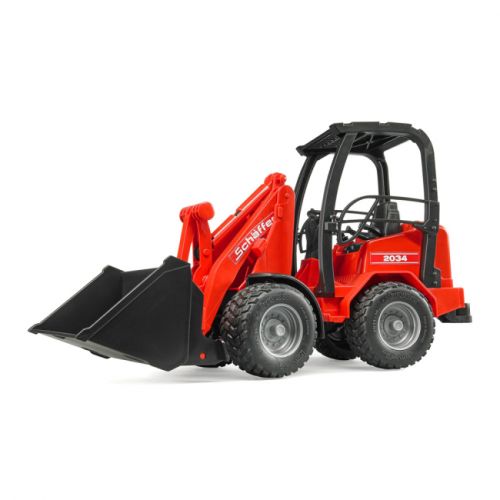 Машинка іграшкова.  Міні-навантажувач Schaffer Compact (29,5 х 9,2 х 16 см)  мініатюра фото 1