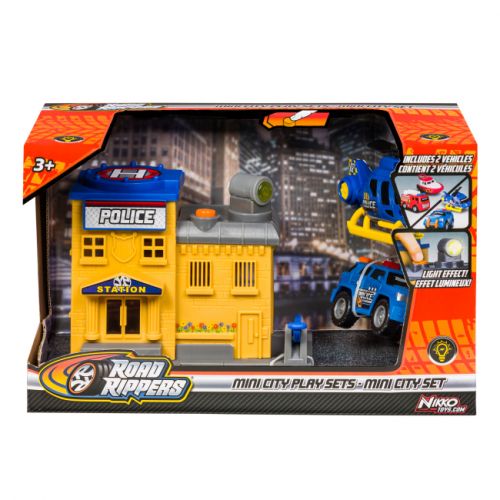 Набір іграшковий - Mini City Playsets - Police Depot (13 x 27 x 17 см)  мініатюра фото 1