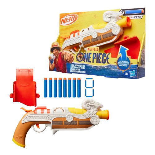 NERF Бластер іграшковий Nerf One Piece Going Merry із кобурою та 8 дротиками  мініатюра фото 1
