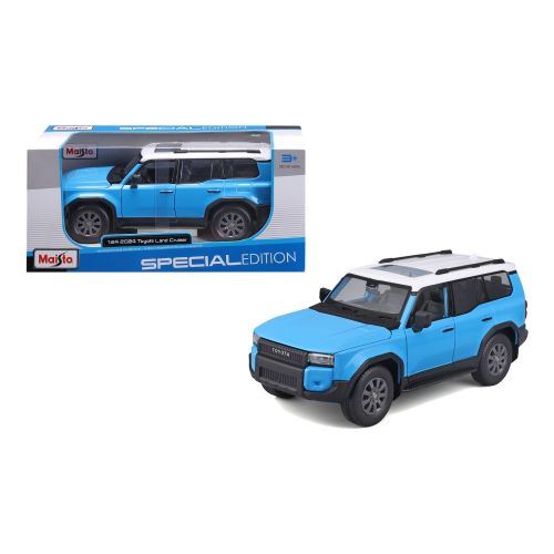 Машинка іграшкова 2024 Toyota Land Cruiser, масштаб 1:24 синій  мініатюра фото 1